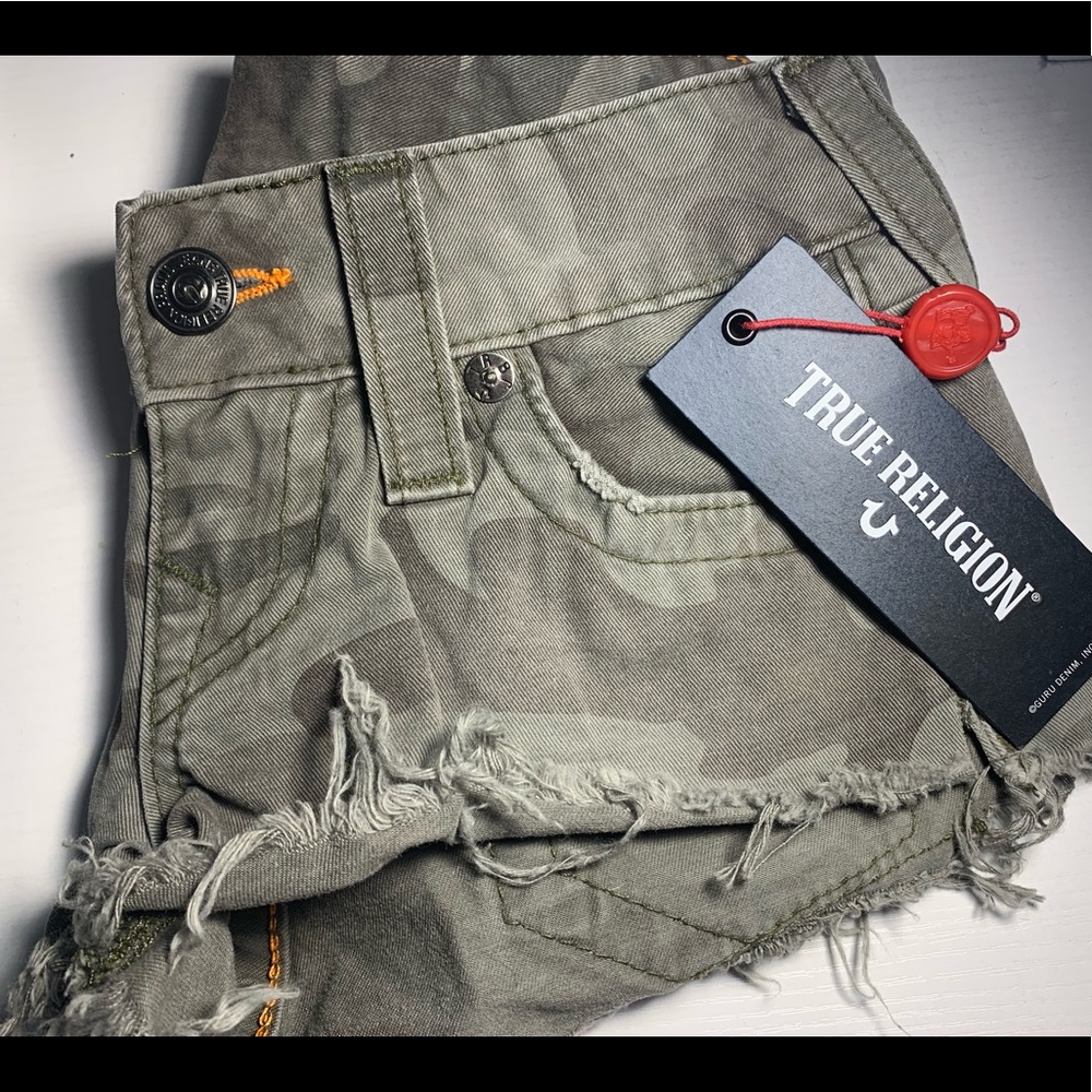 True Religion Bobby Cutoff Shorts